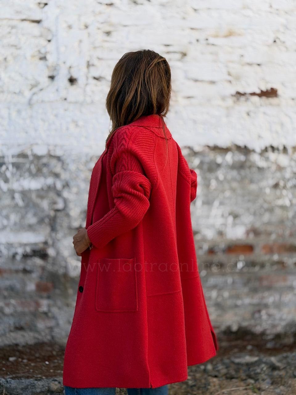 Abrigo Cleopatra rojo