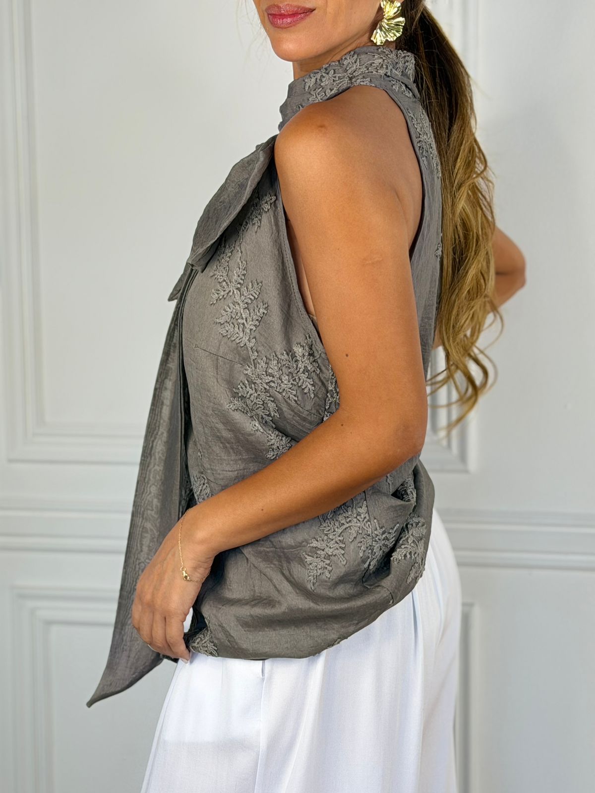 Blusa Dunquerque gris