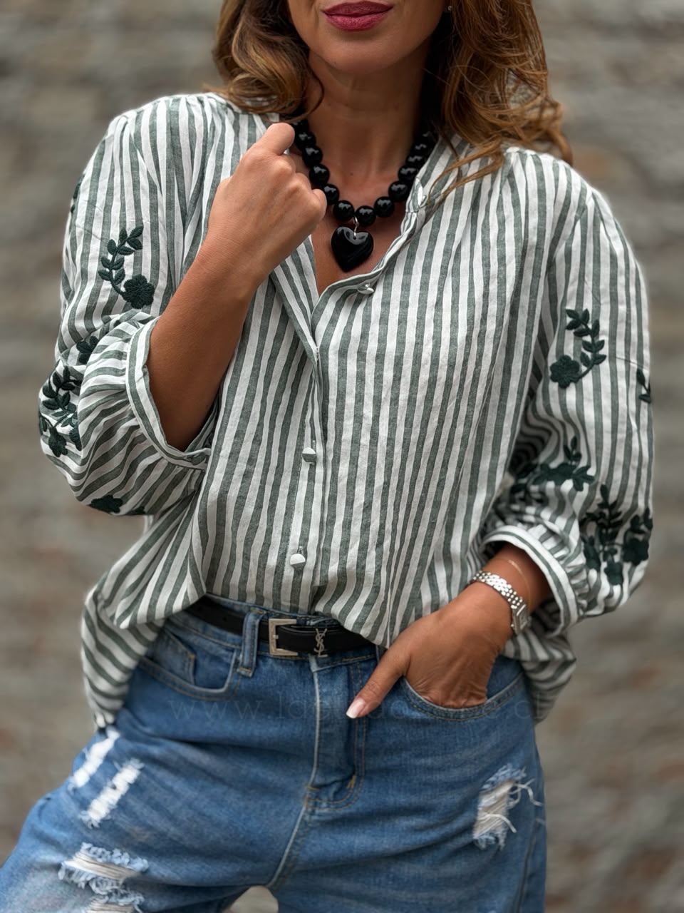 Blusa Mar del Plata verde