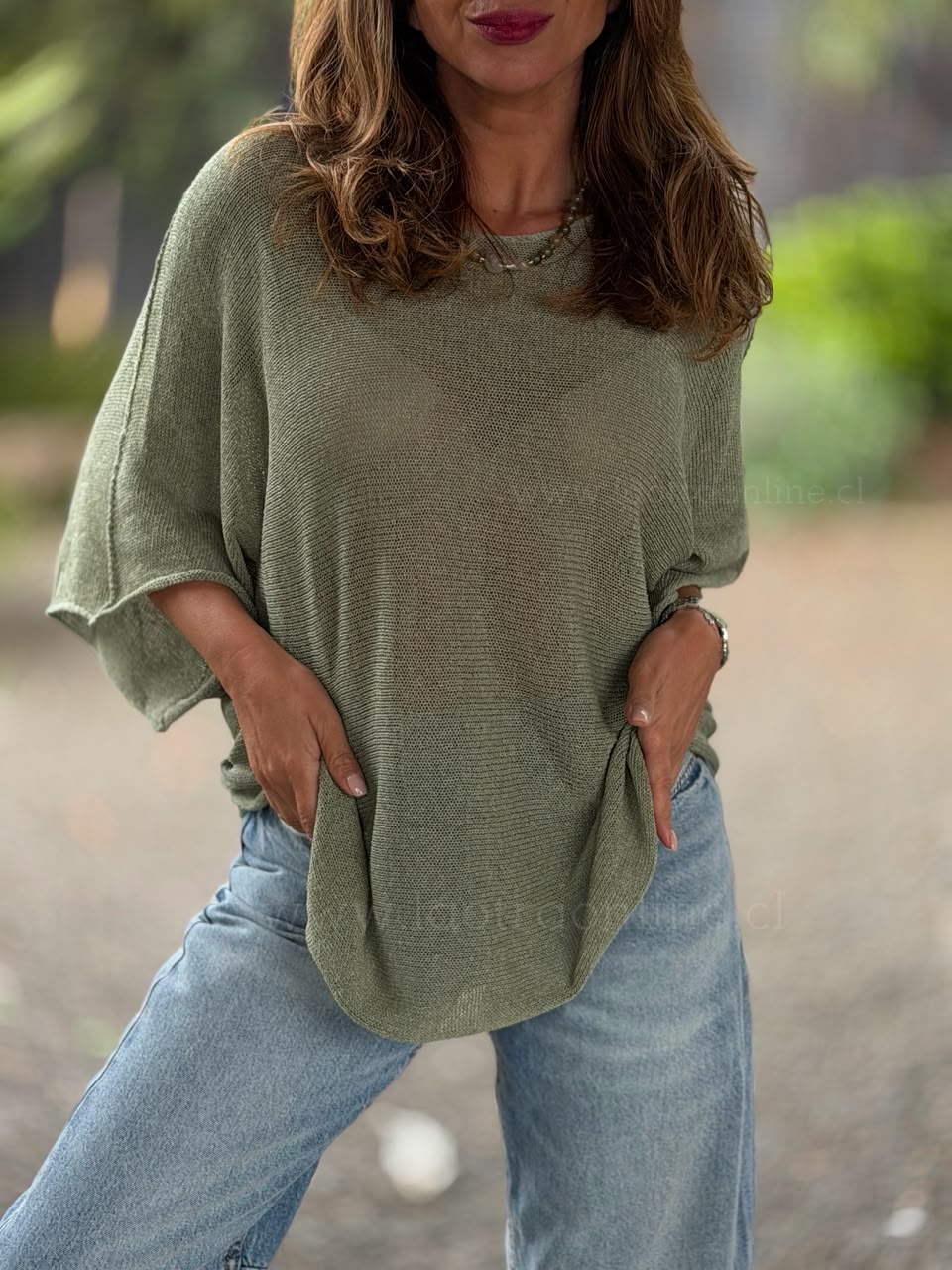Sweater hilo Italia verde
