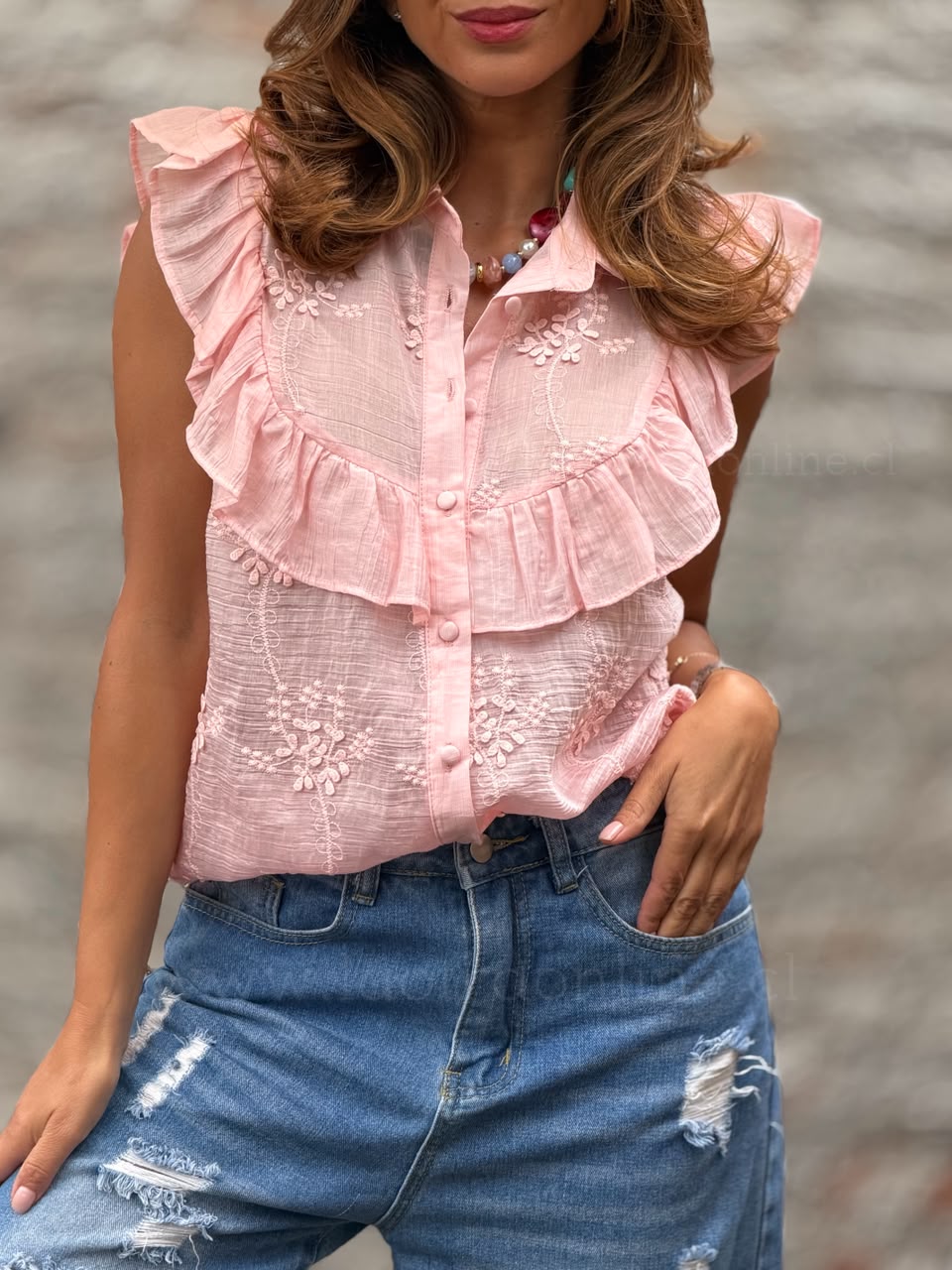 Blusa Vuelitos Linda rosa