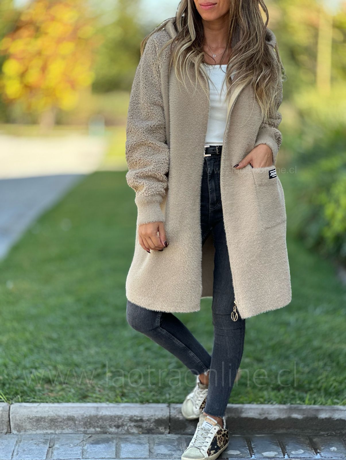 Abrigo Florentina beige