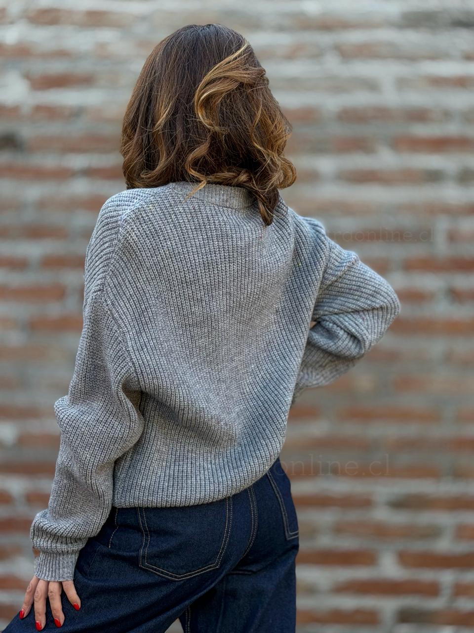 Chaleco Jaspeado gris