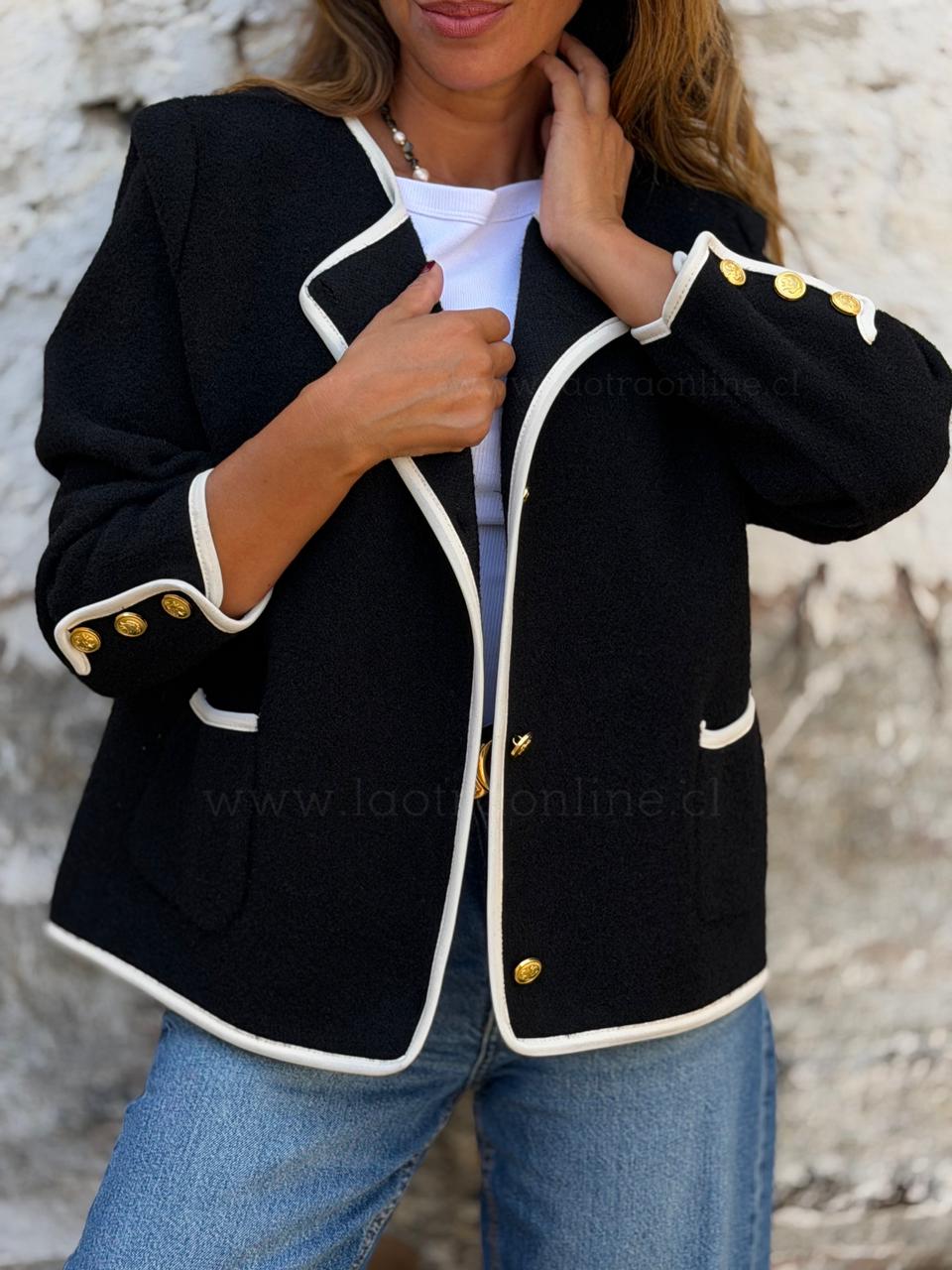 Abrigo Princesa negro