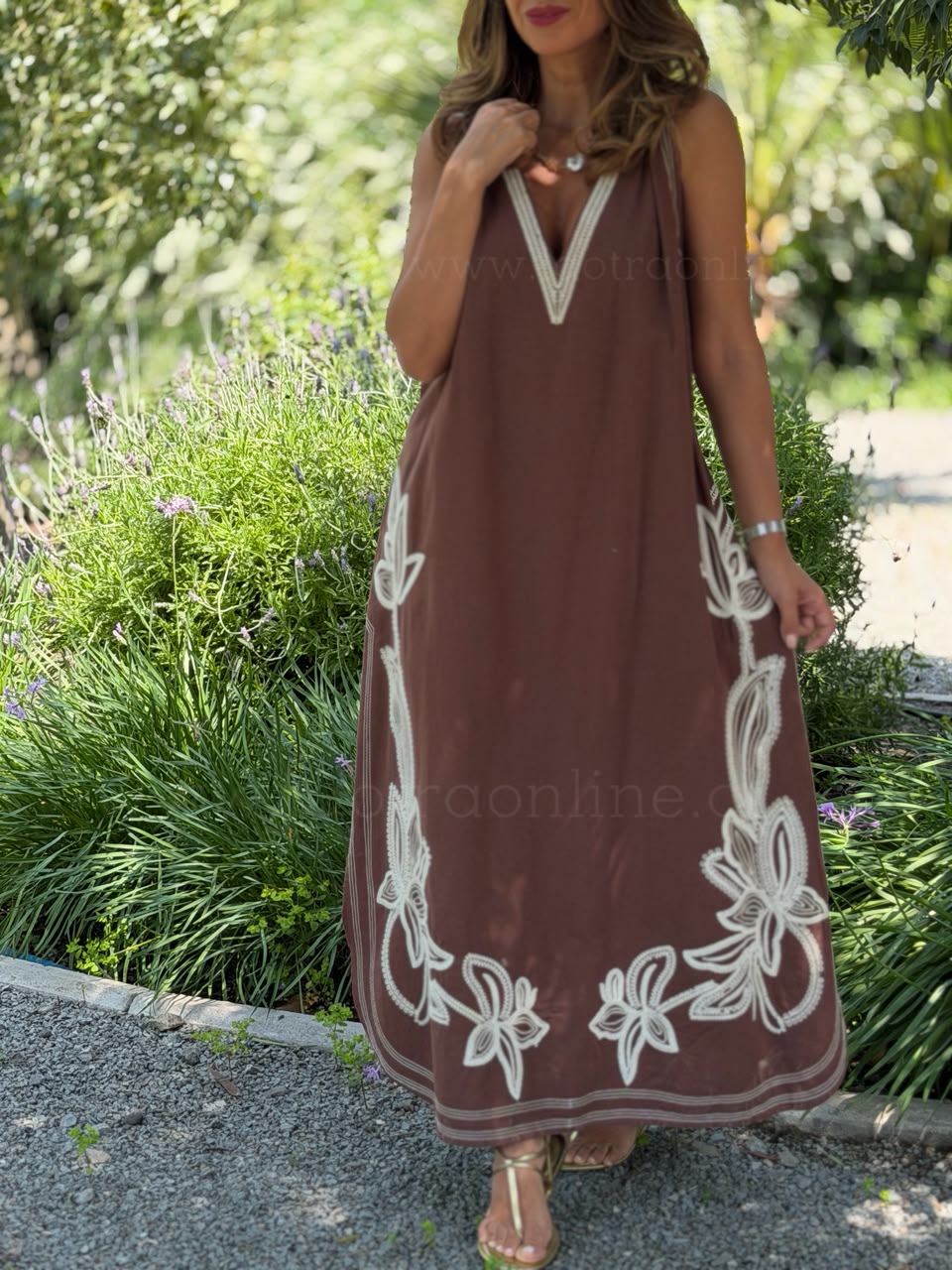 Vestido Magnífico marrón