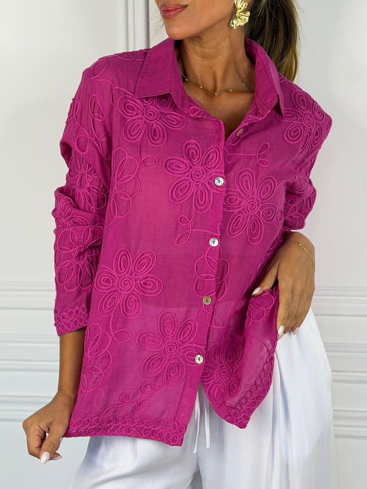 Blusa Tivoli fucsia