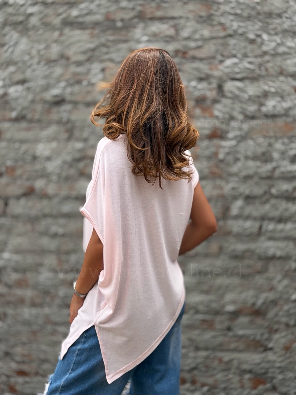 Polera Desigual rosa