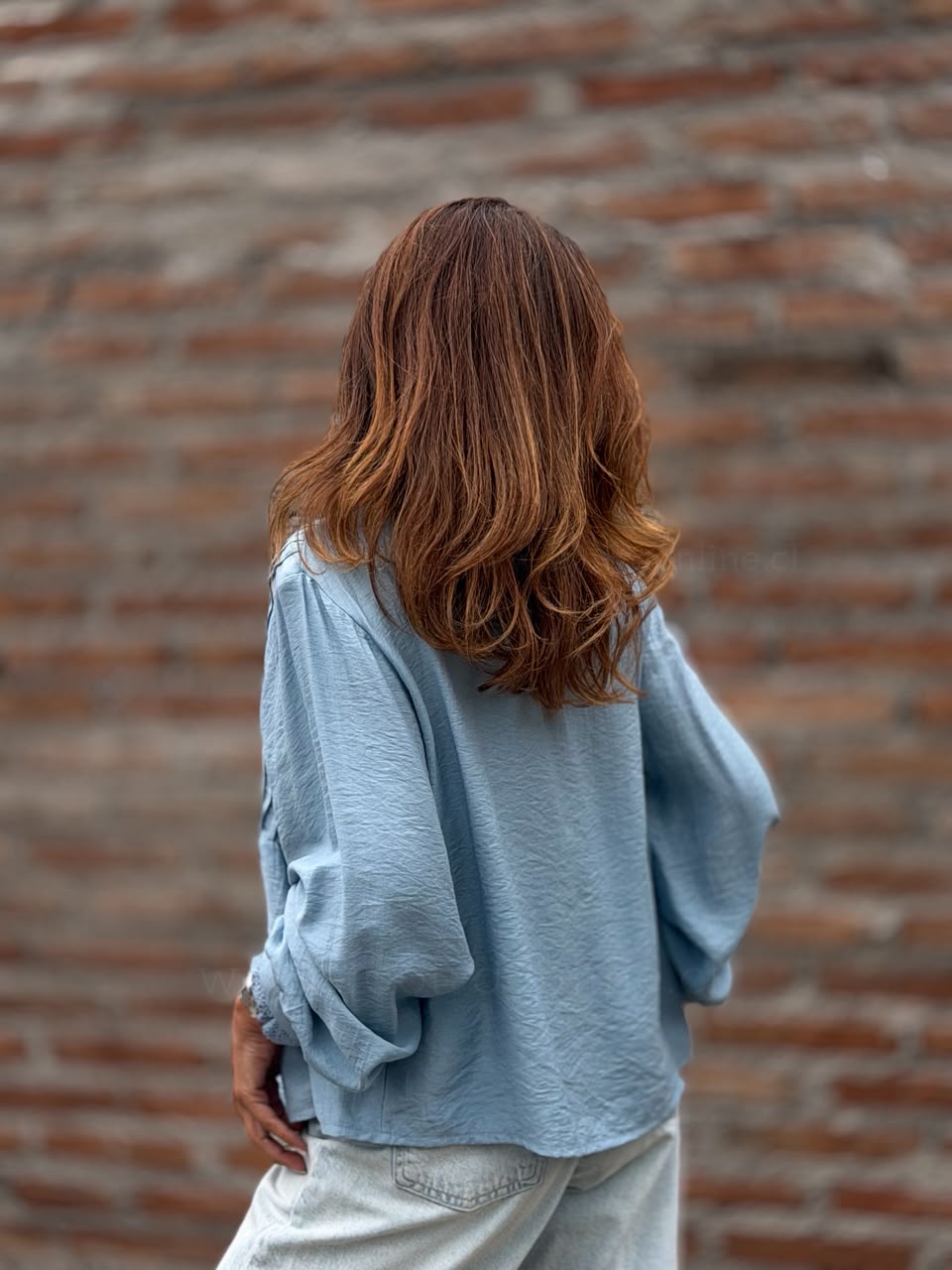 Blusa Los Angeles celeste
