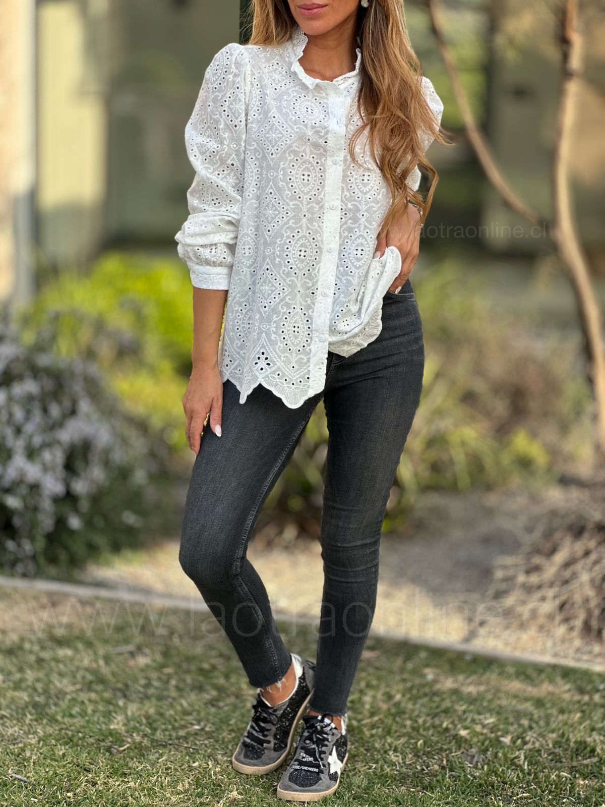 Blusa Celine blanco