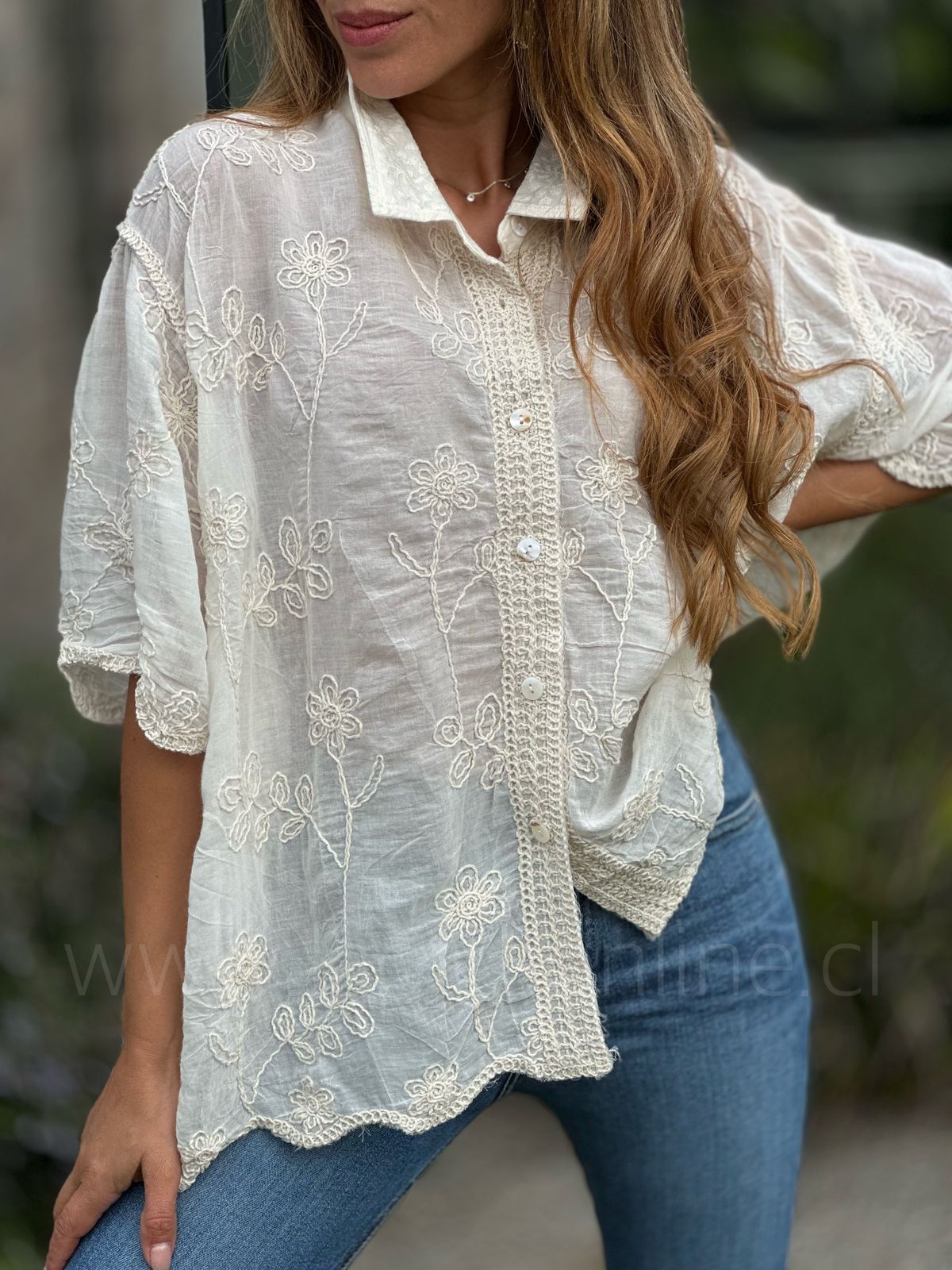 Blusa Rupe crema