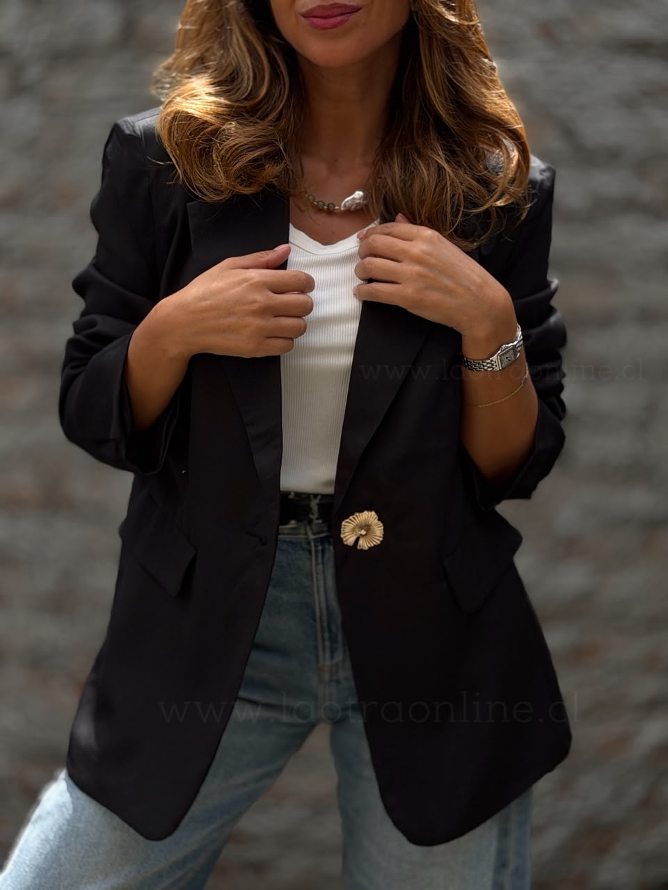 Blazer Praga negro