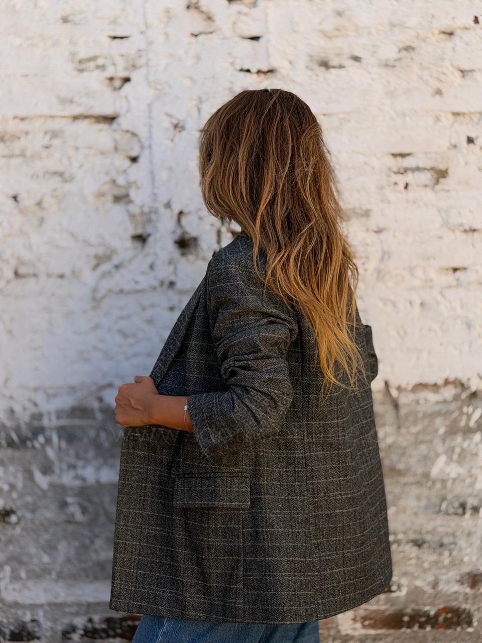 Blazer Sastrero marengo