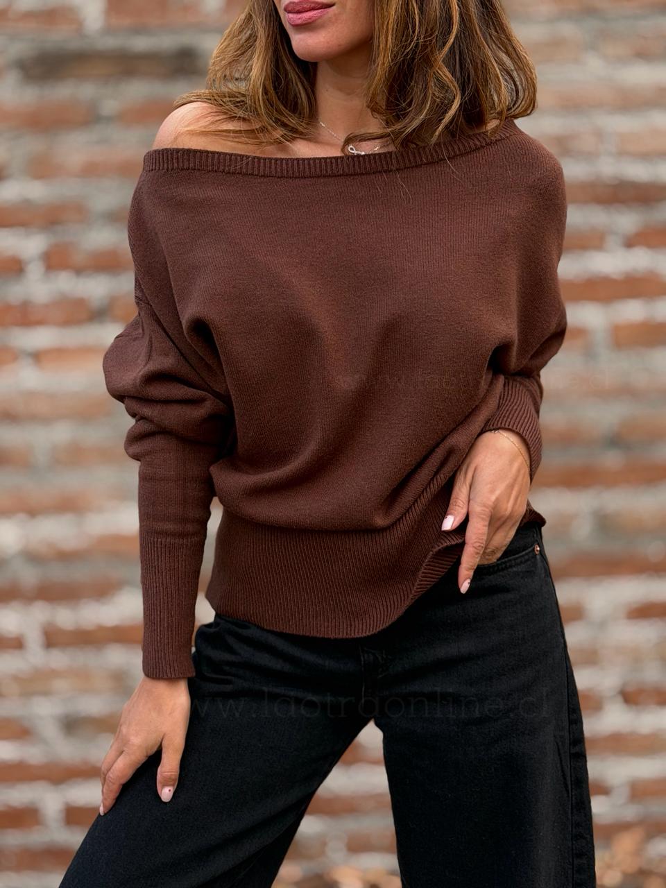 Sweater Sensual marron