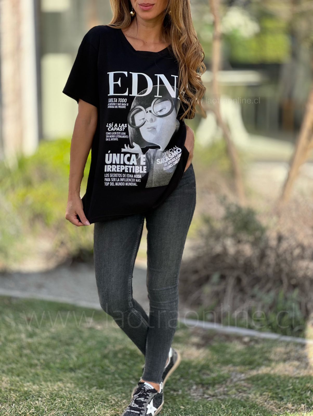Polera Edna negro
