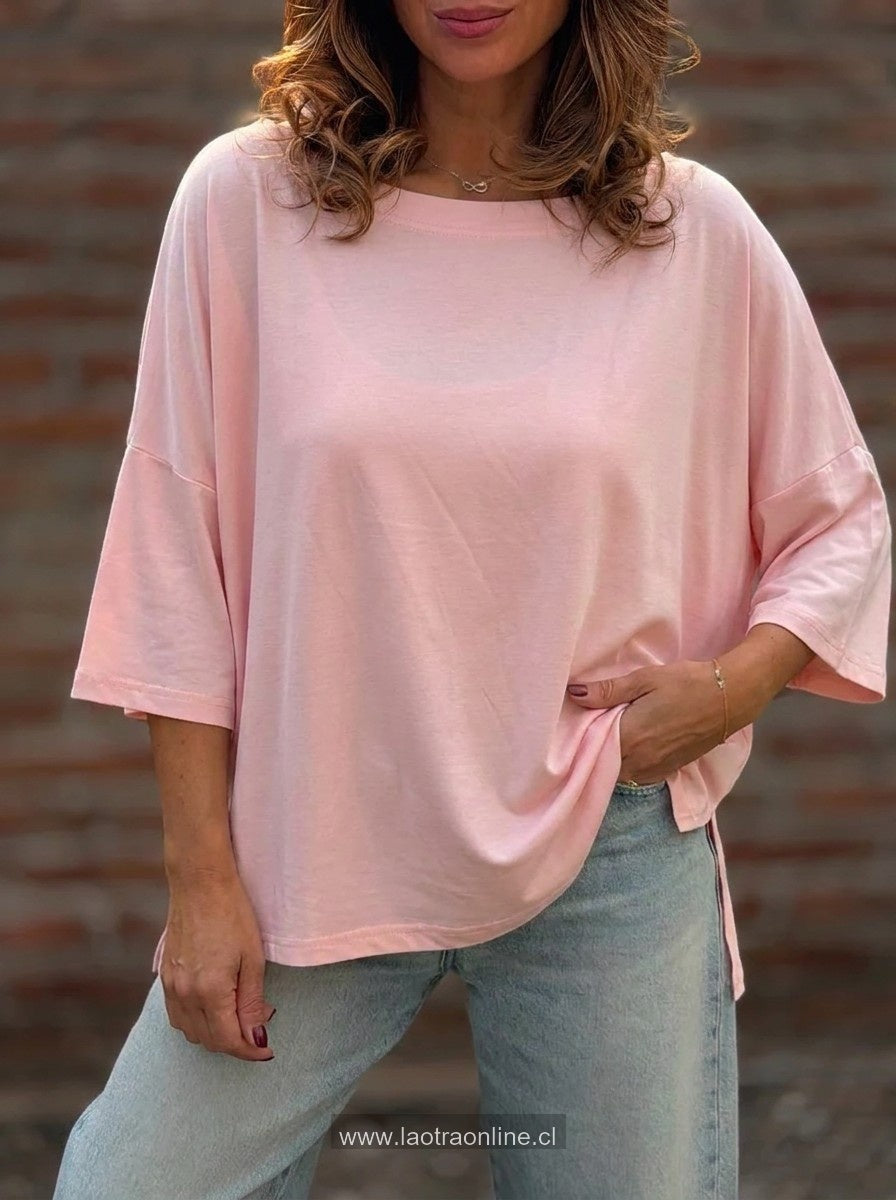 Polera Cataluña rosa