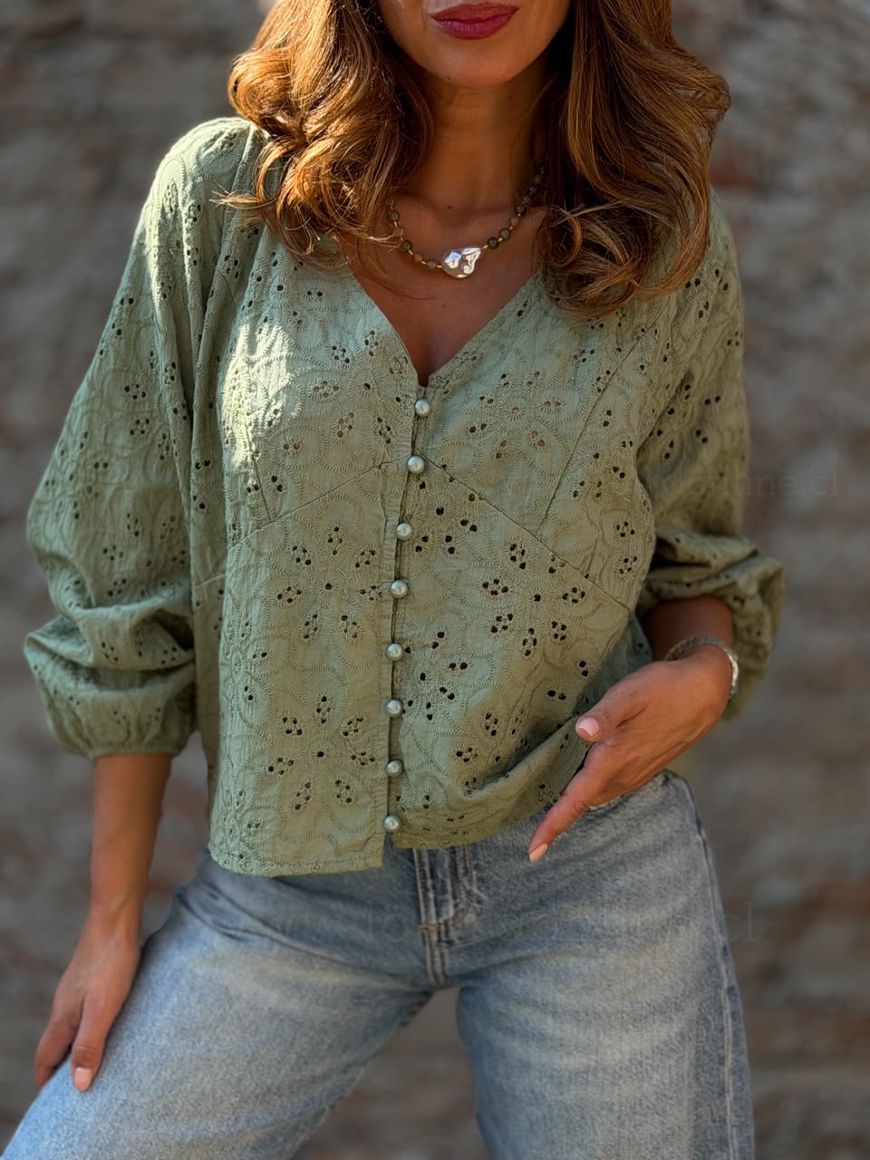 Blusa Beach verde