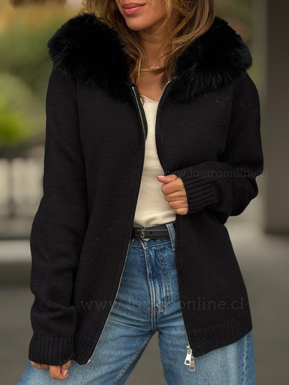 Chaleco desmontable negro