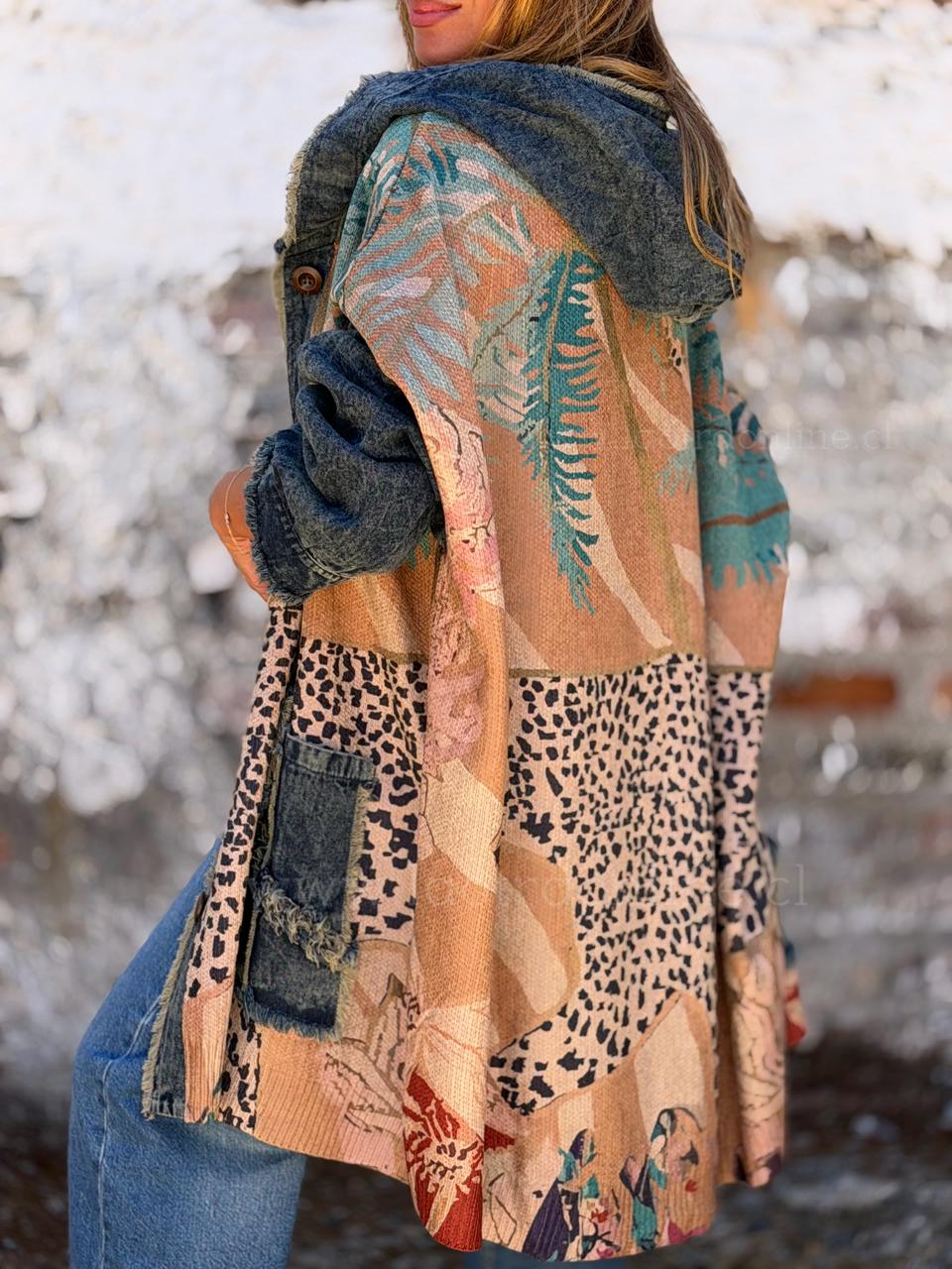 Chaqueta Picasso camel/calipso