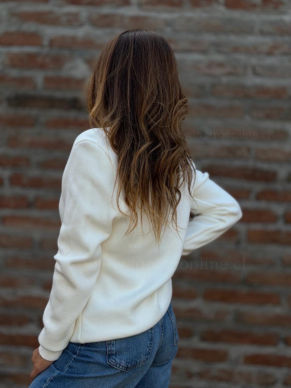 Sweater Volterra forrado blanco
