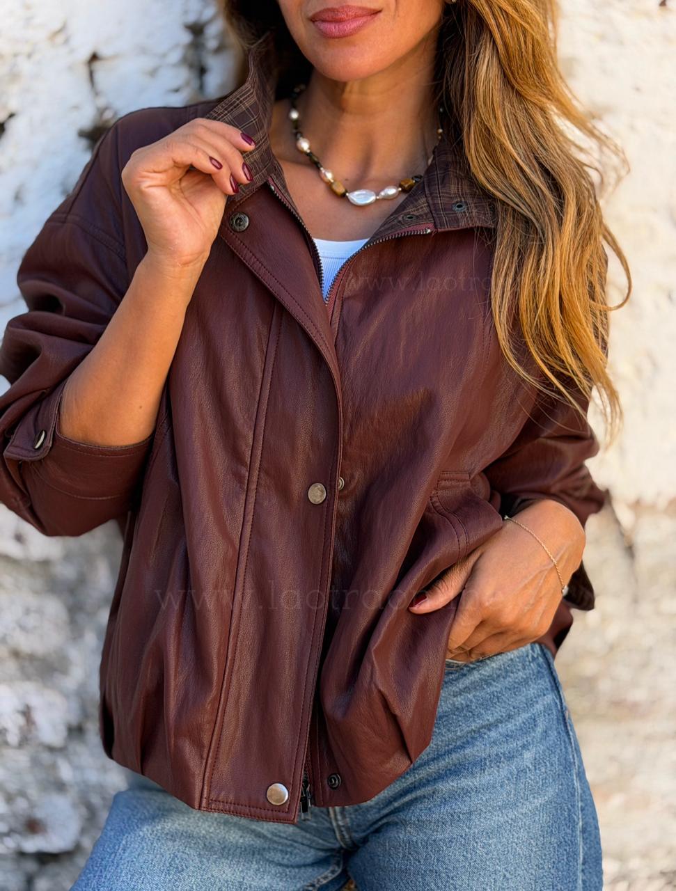Chaqueta Harrington tendencia Cherry