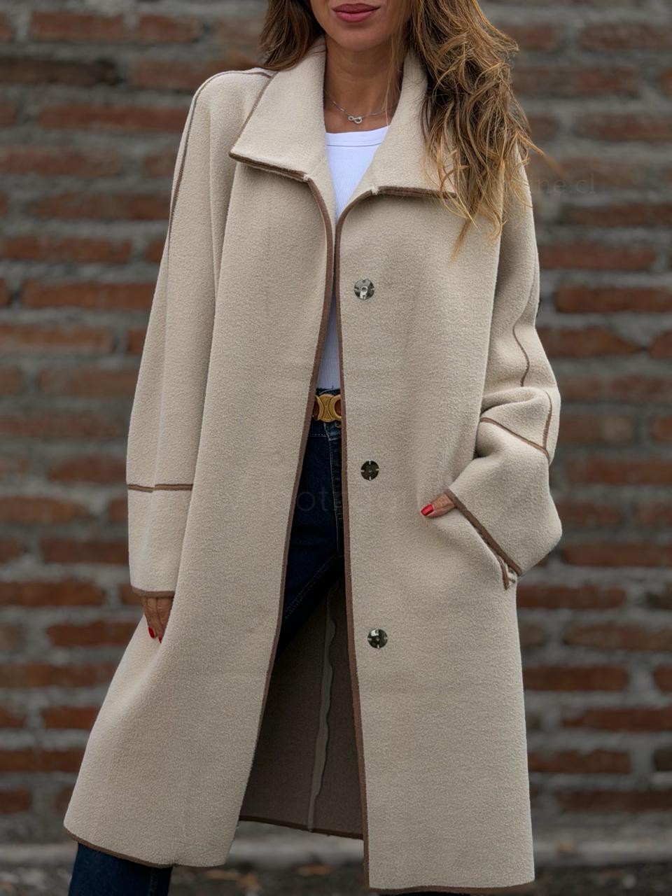 Abrigo Aura crema