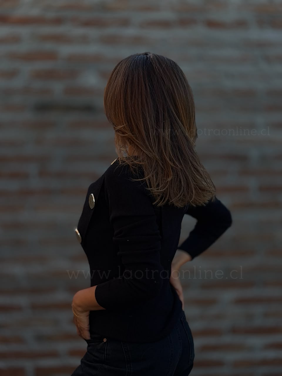 Sweater Cuello Espectacular negro