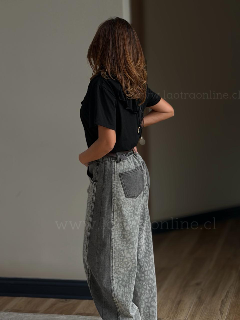 Barrel Print marengo