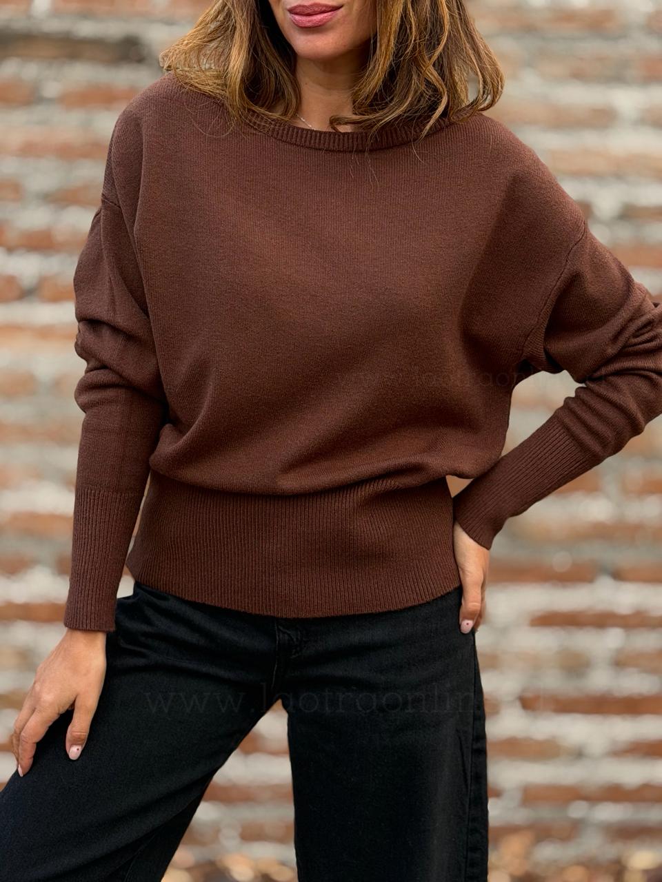 Sweater Sensual marron