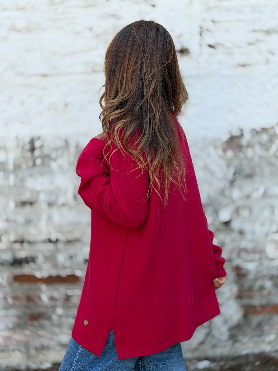 Sweater híper suave rojo