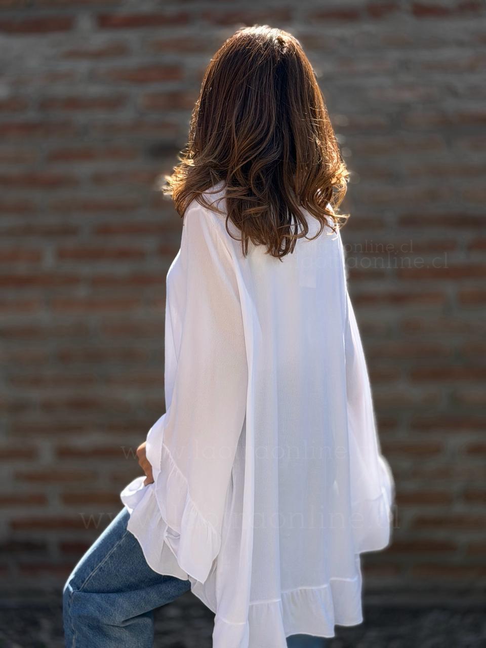 Blusón Español blanco