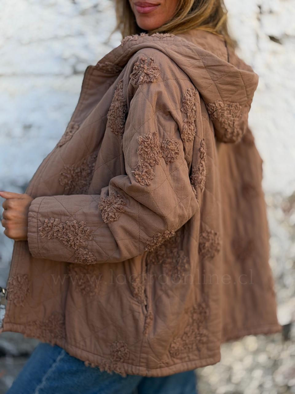 Chaqueta Relieve moka