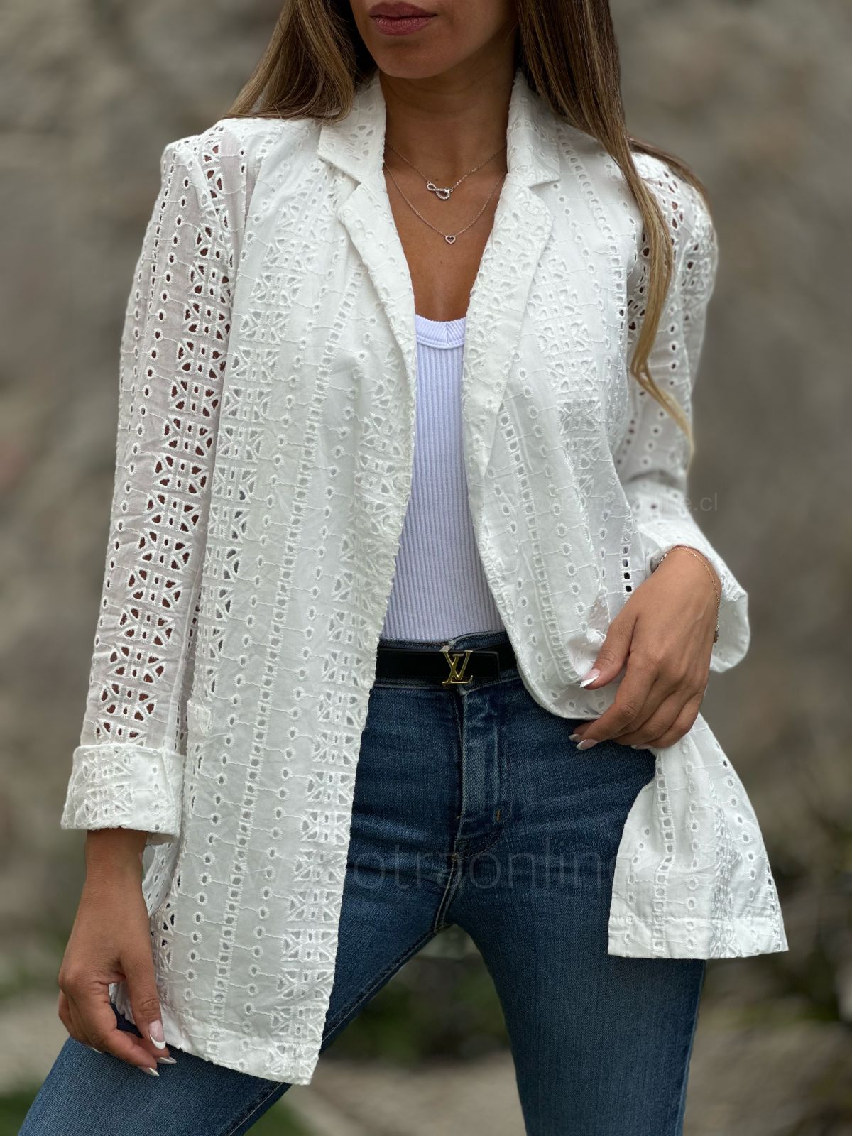 Blazer Mónaco blanco