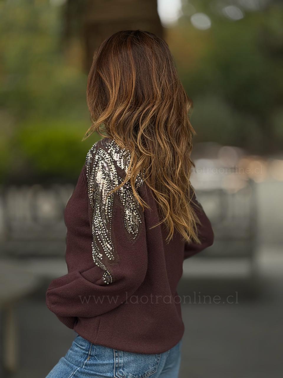 Sweater Belleza choco