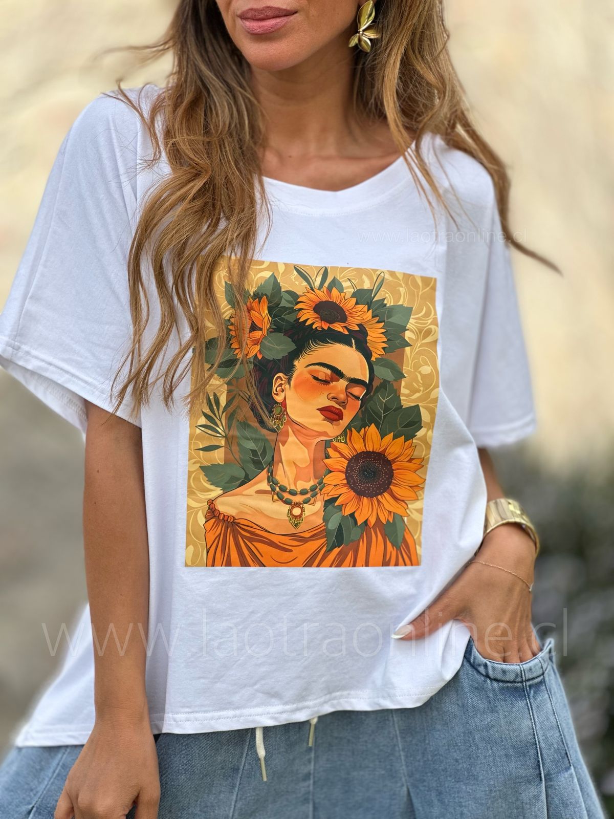 Polera Frida blanco