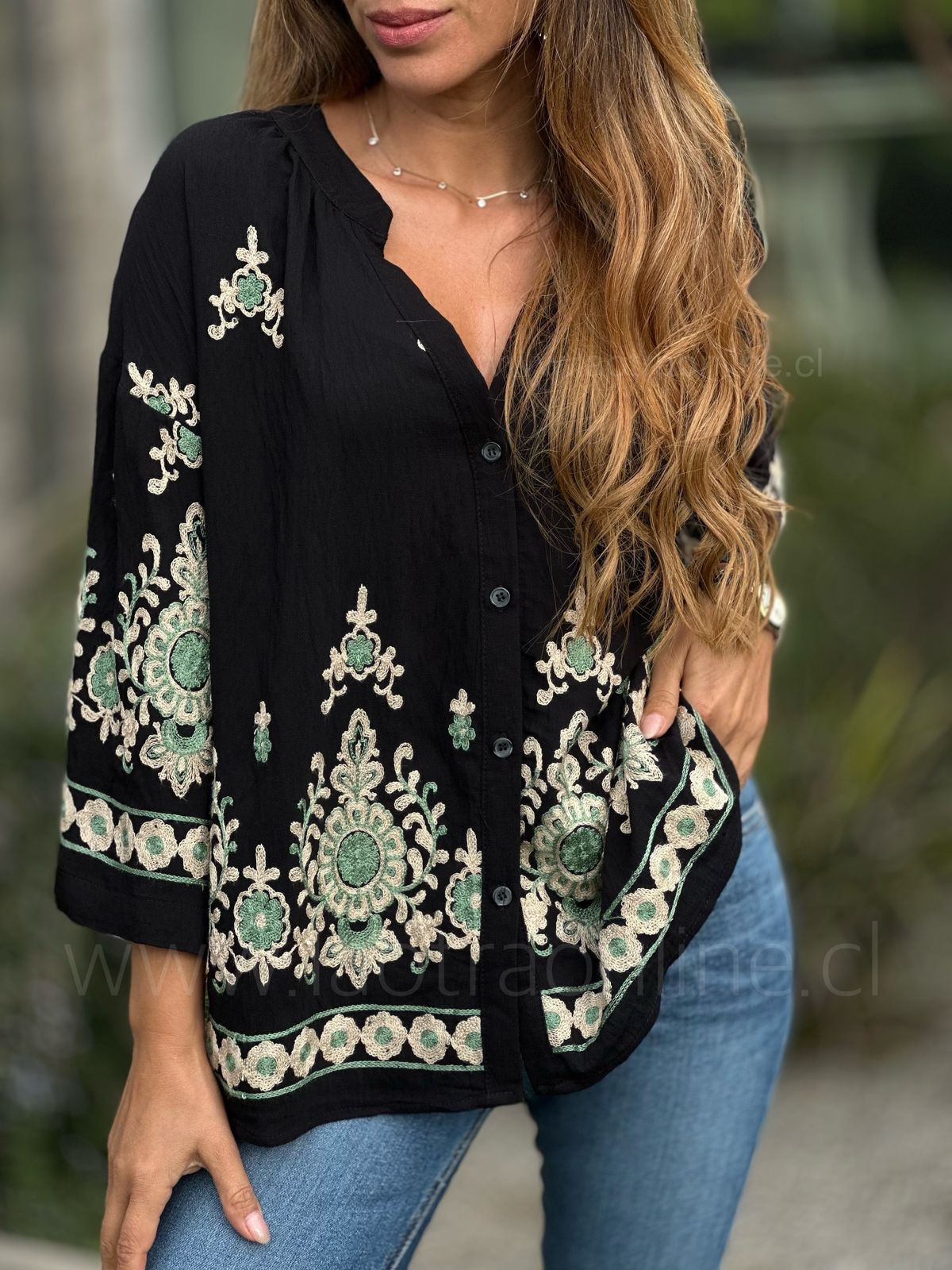 Blusa Nórdica negro