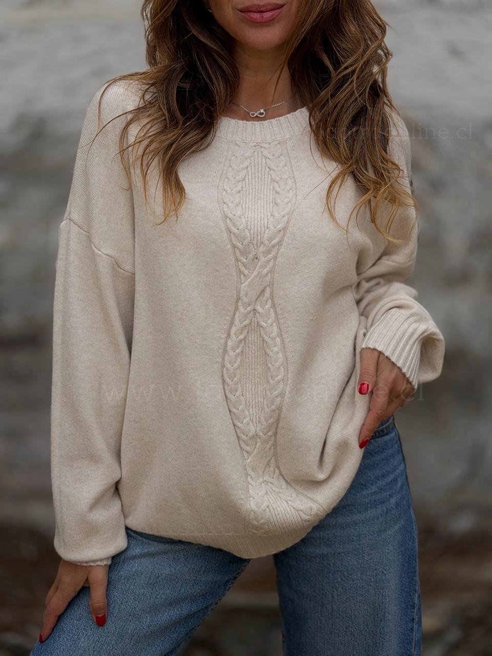 Sweater Milán crema