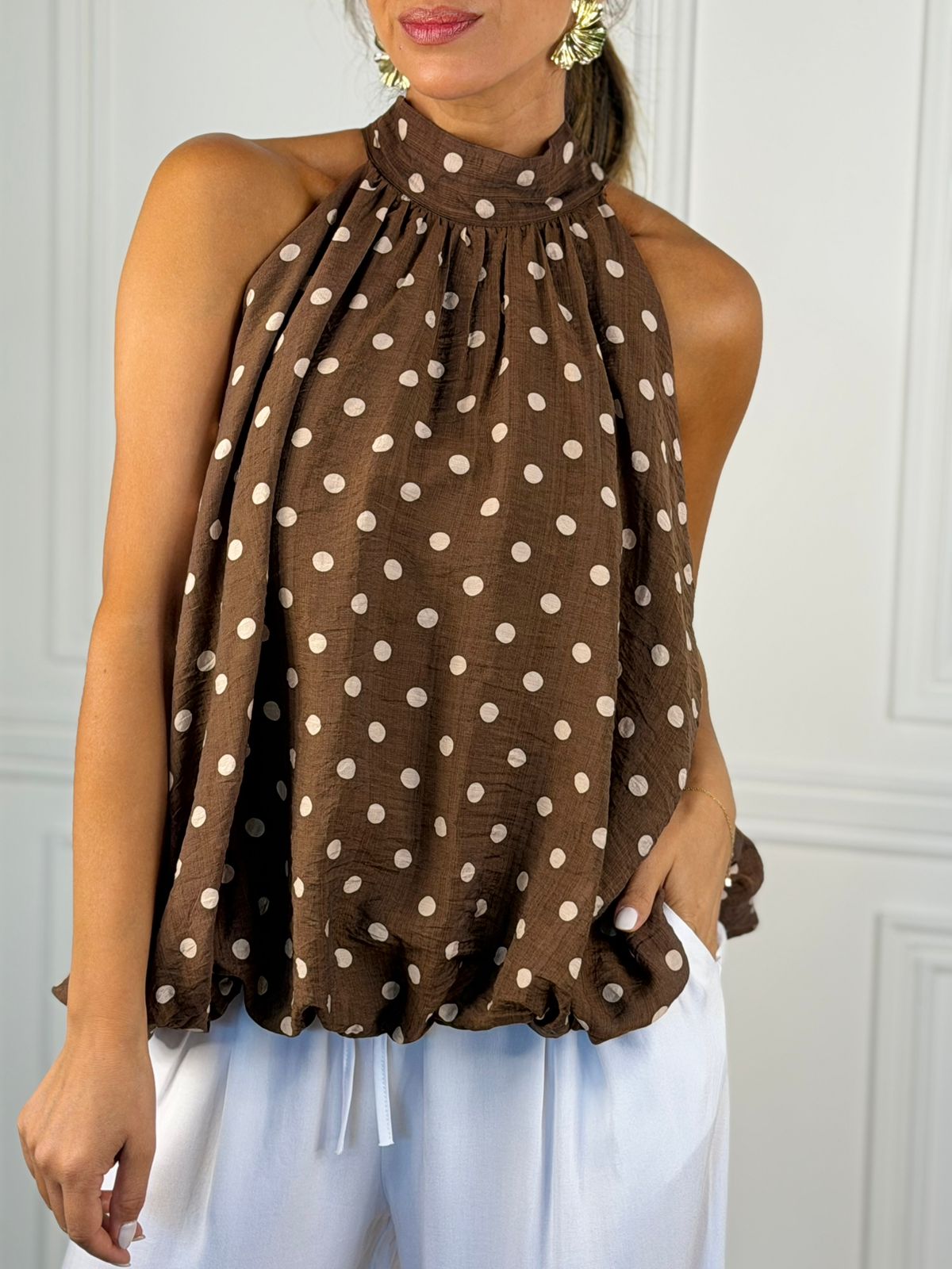 Polera Vermont choco