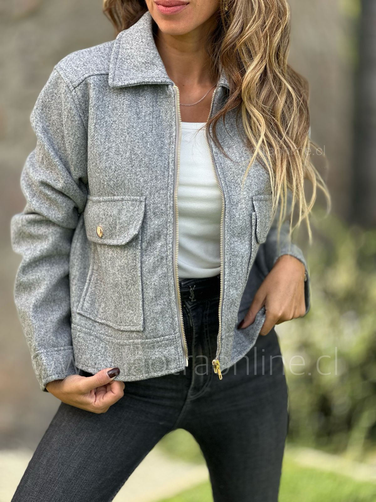 Chaqueta Seúl gris