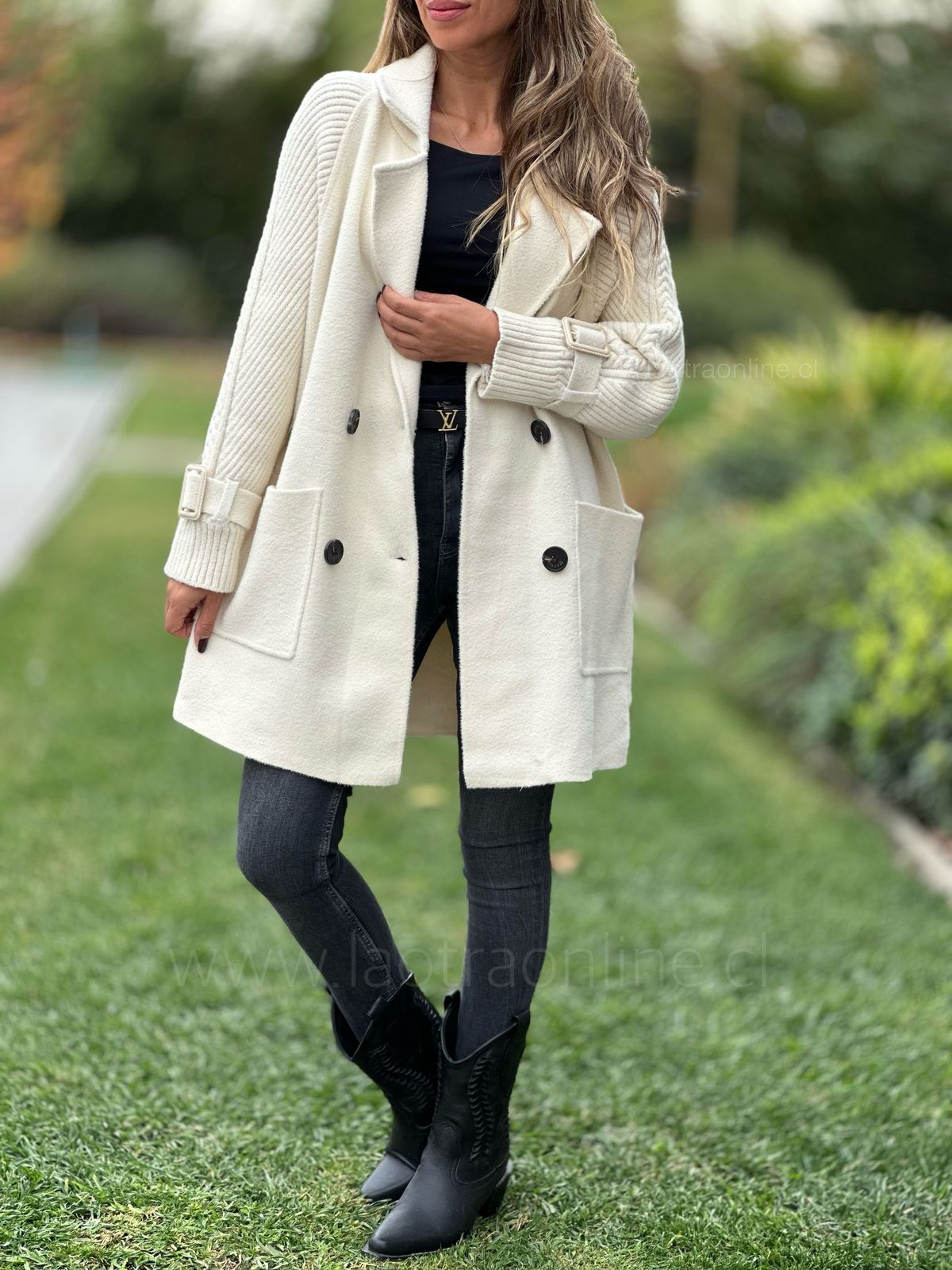 Abrigo Cardiff crema