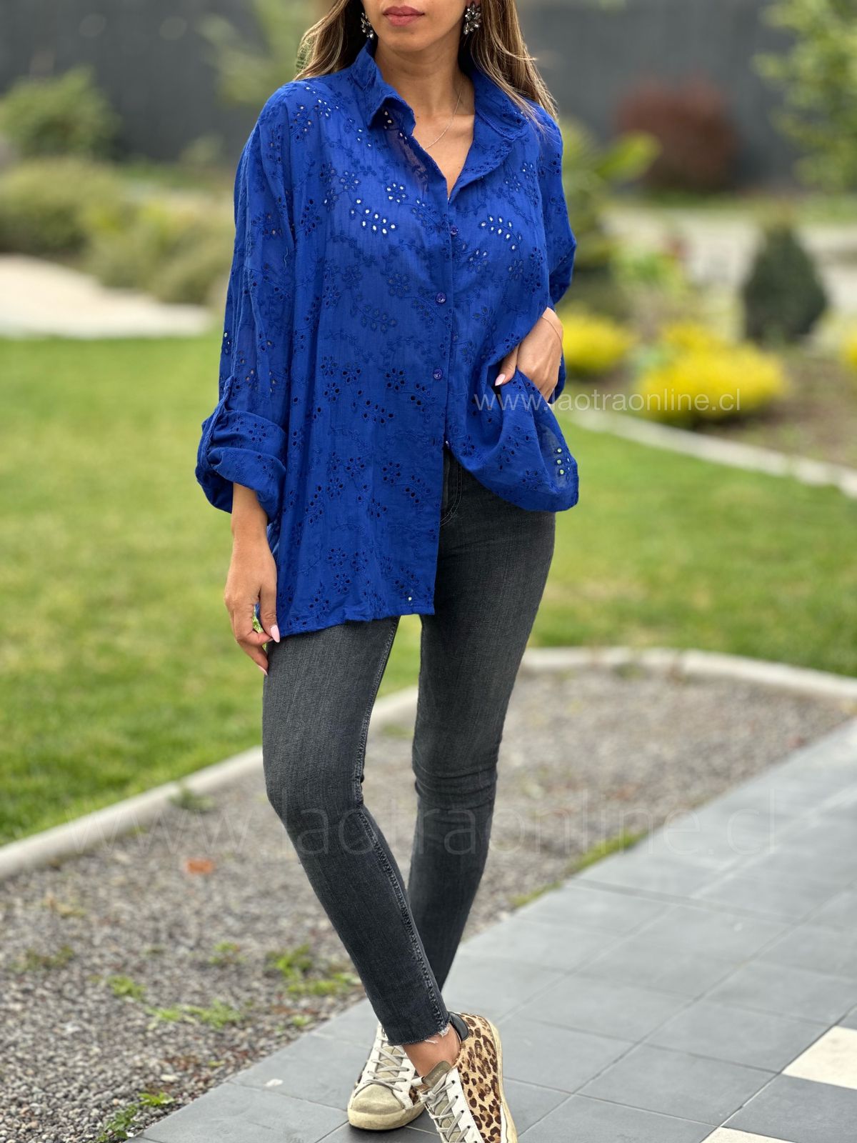 Blusa Madrid azul