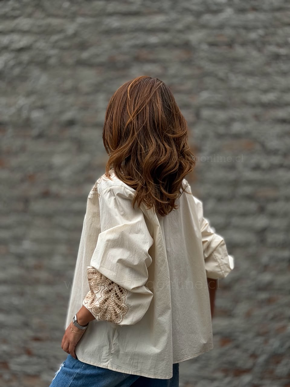 Blusa sofisticada beige