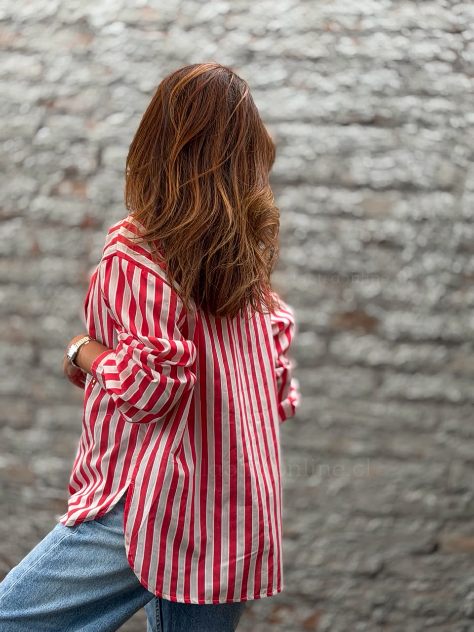 Blusa Cinto rojo