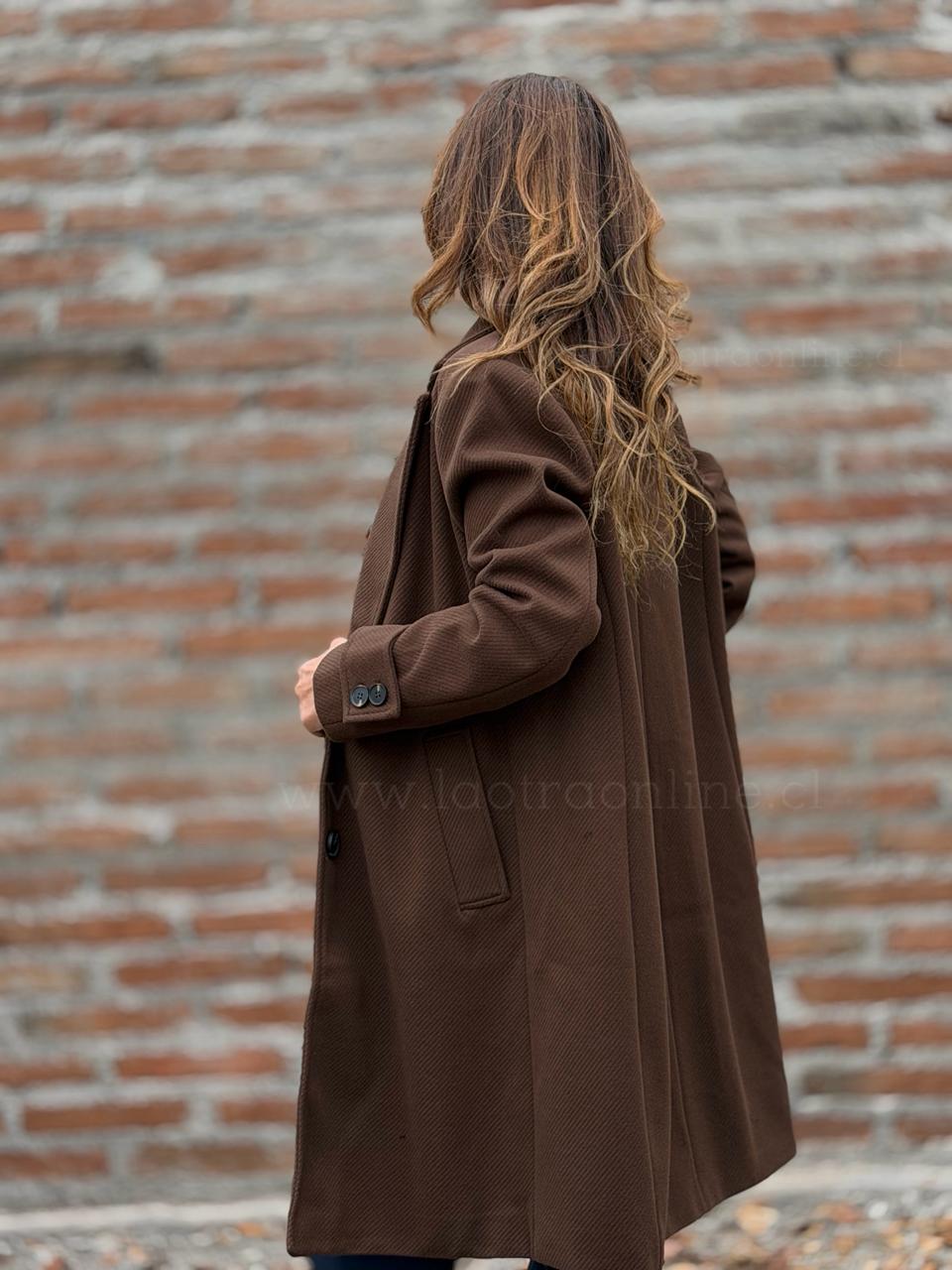 Abrigo Espiga Alma choco