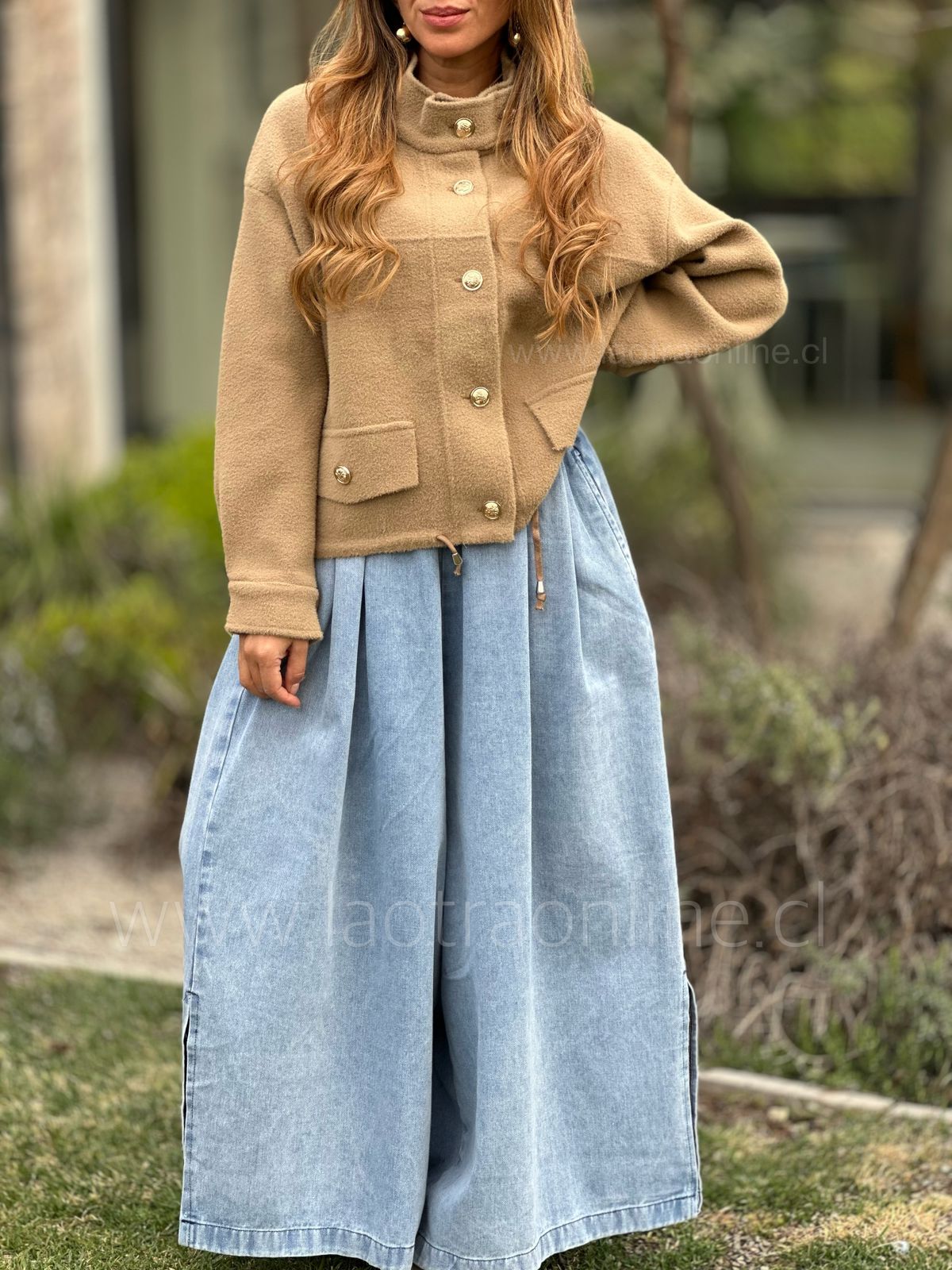 Abrigo/Chaqueta Sol camel