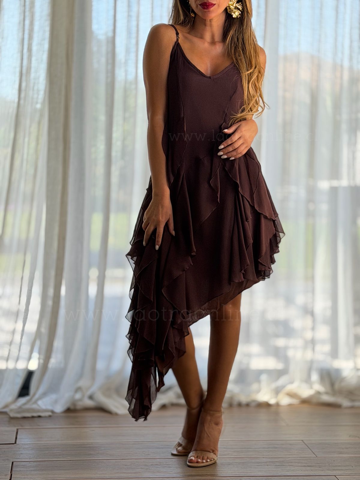 Vestido New choco