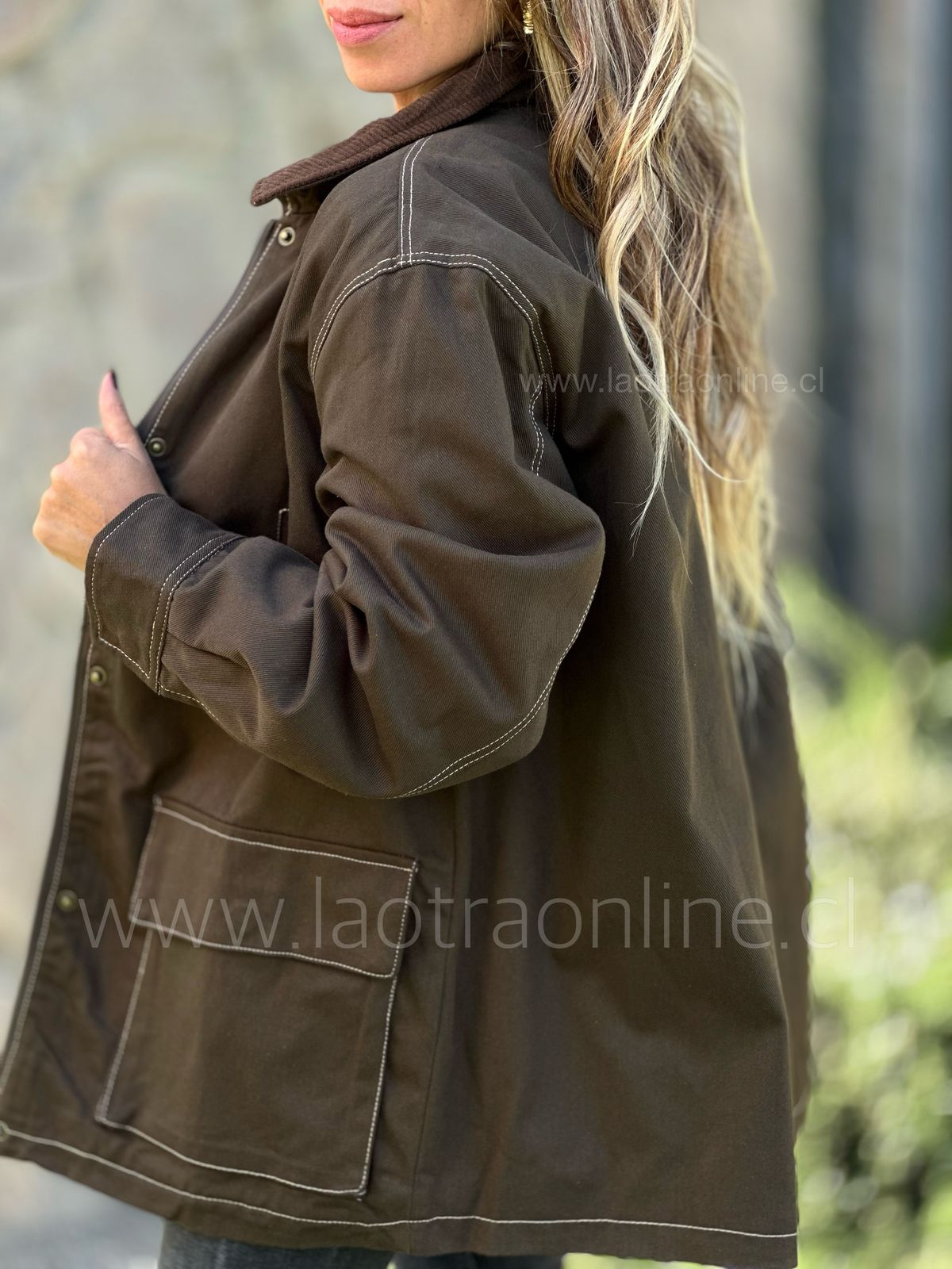 Chaqueta Victoria olivo