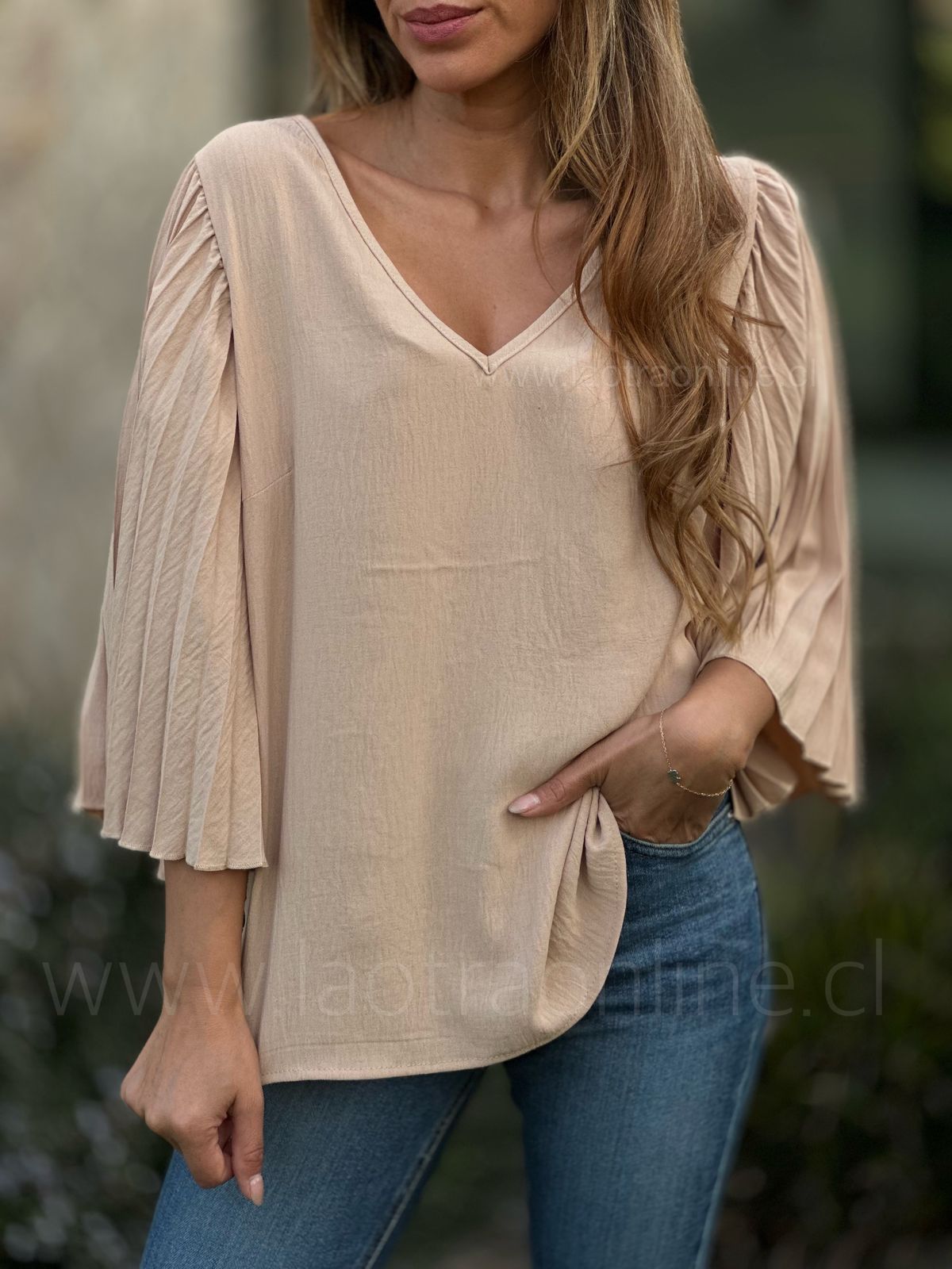 Polera Holanda camel