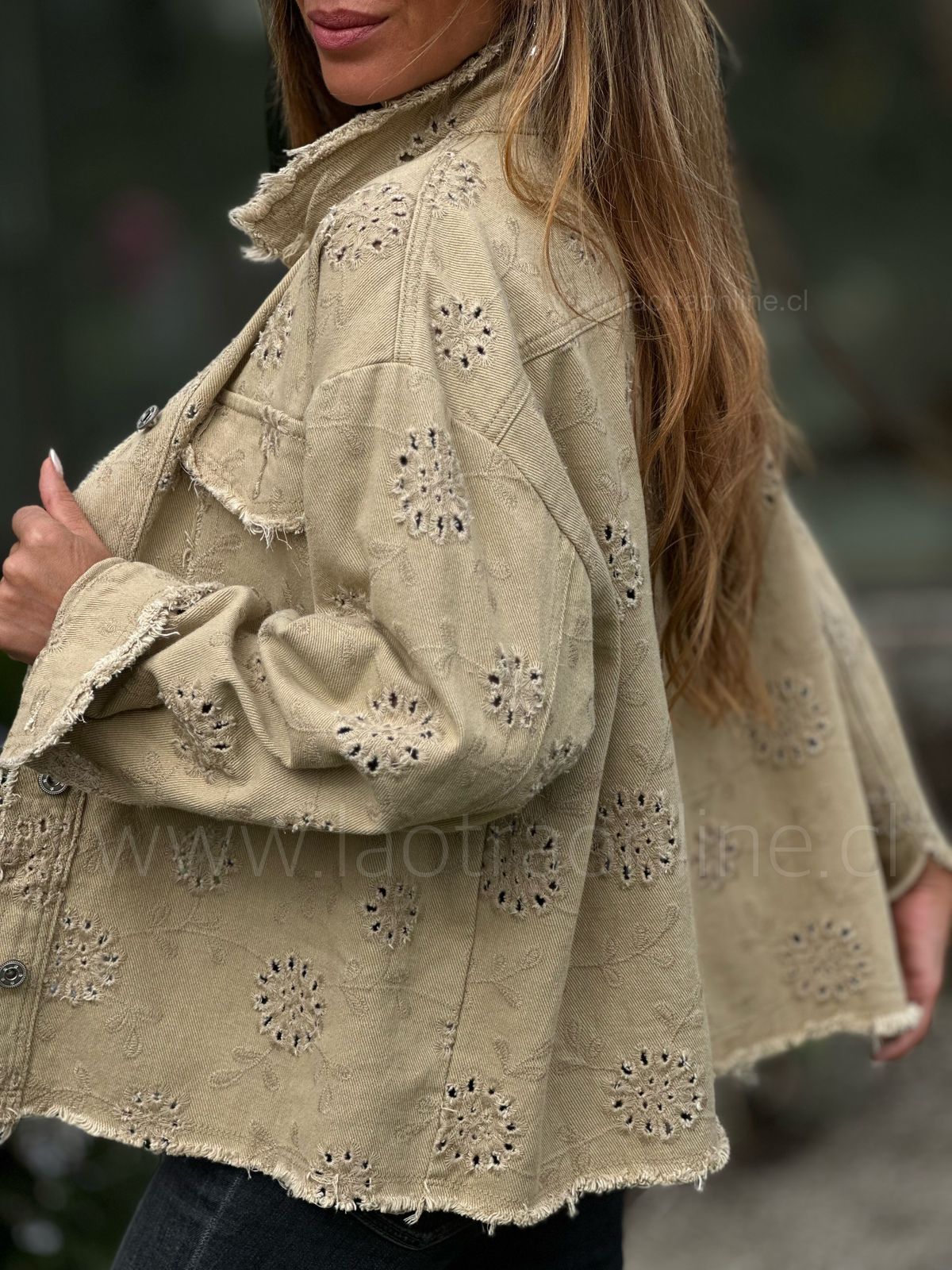 Chaqueta Encanto arena