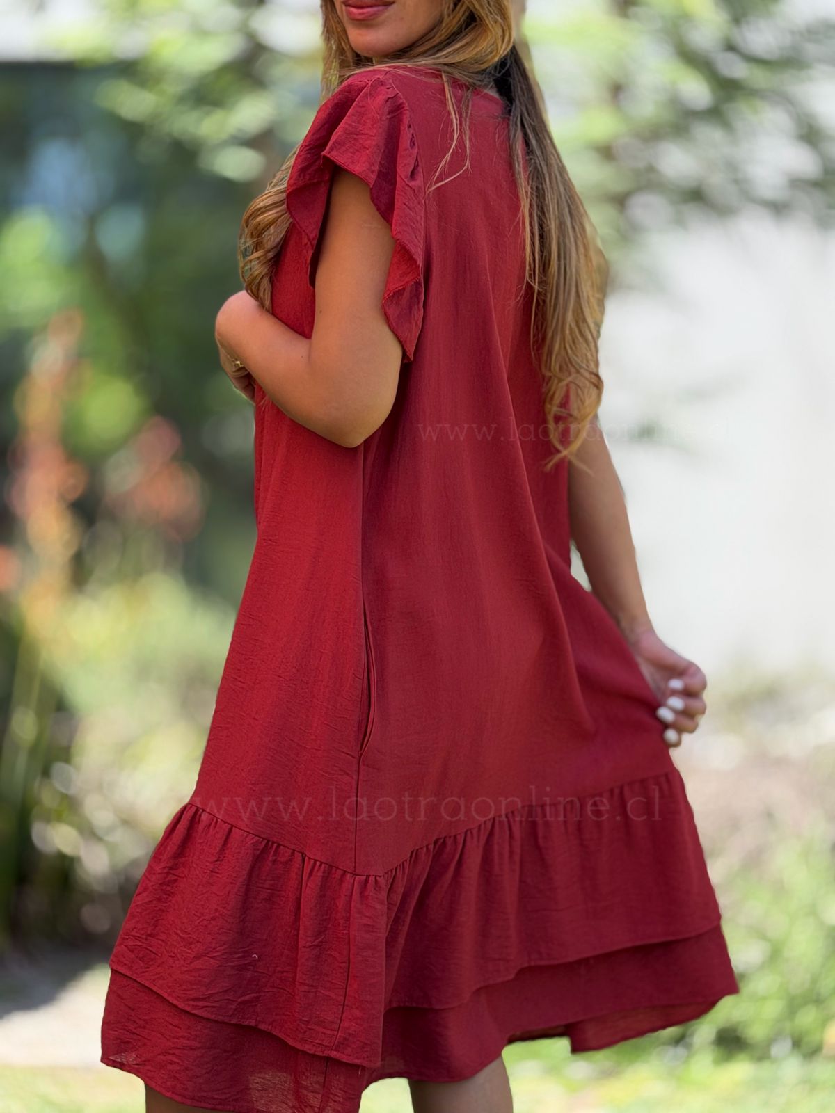 Vestido Vuelitos rojo