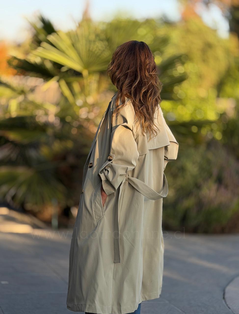 Trench Largo Camel/agua